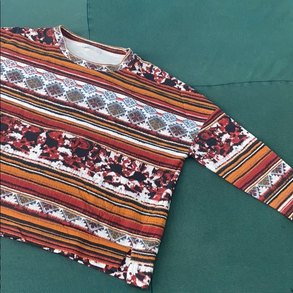 Zara oversized sweatshirt